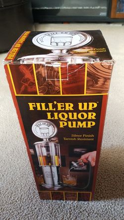 Fill ER up liquor pump silver finish