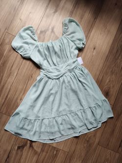 New sage dress