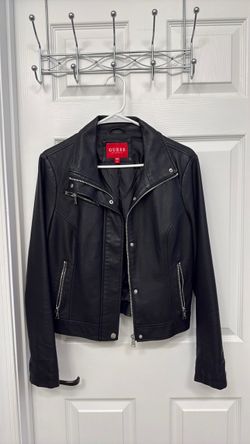 Guess Los Angeles Black Moto Jacket