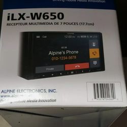 ALPINE ILX650 BRAND NEW CARPLAY ANDROID AUTO SHALLOW MOUNT 7"