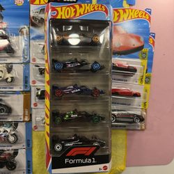 Formula 1 5 Pack Hot Wheels