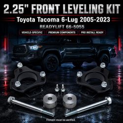 🔥 2.25" FRONT LEVELING KIT - TOYOTA TACOMA 6-LUG 2005-2023 🔥