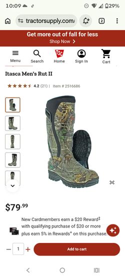 Itasca size 13 mens work mud boots brand new