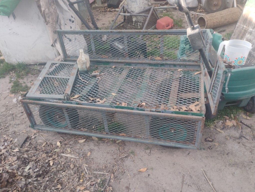 Rolling Cart With Fold Down Sides That Come Off