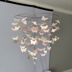 Pottery Barn Kids Paper Butterfly Mobile 