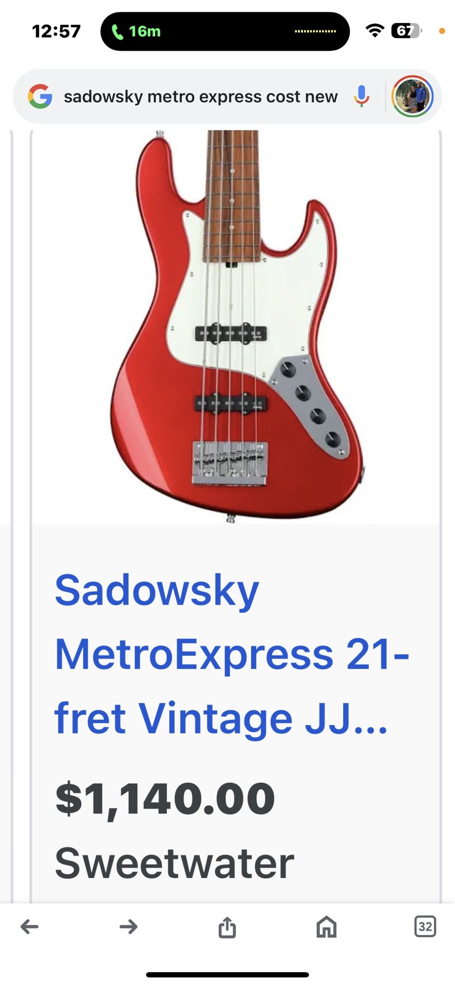 Sadowsky Metro Express Bass