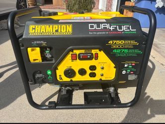 4375 watts champion generator