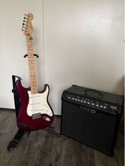 ELECTRIC GUITAR W/ AMP