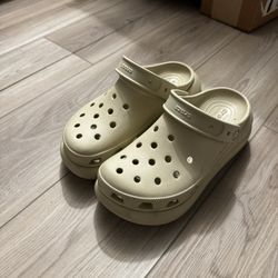 Women’s Platform Croc - Style Crush Color Bone Size 8