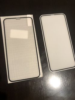 Glass screen protectors for iPhone X and xr