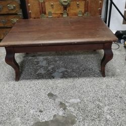 Antique Coffee Table Very Long A Little Scratches On Top $60