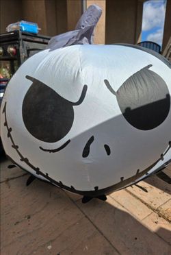 Jack Skellington small pumpkin inflatable