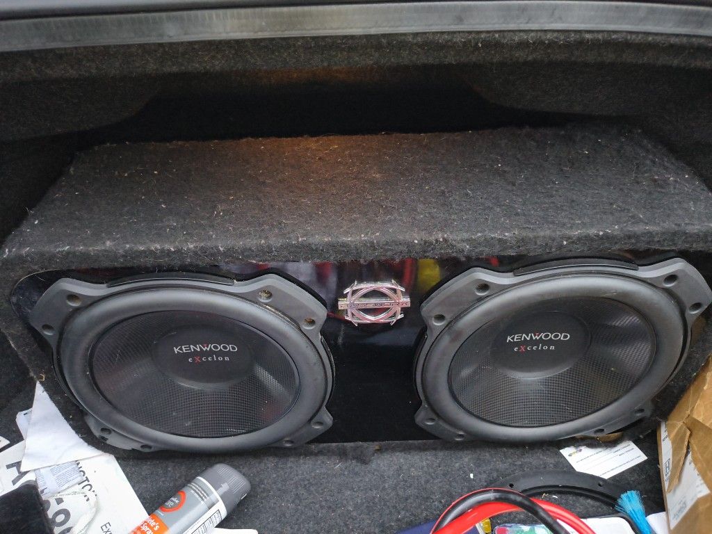 2 10 inch kenwood excelon