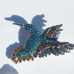 Betsy Johnson Hummingbird Pendant New 