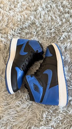 Size 5.5Y Nike Air Jordan 1 Retro High OG BG 'Royal' 2017  575441-007. 