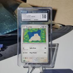 2024 POKEMON SNORLAX SURGING SPARKS - CGC GEM MINT 10