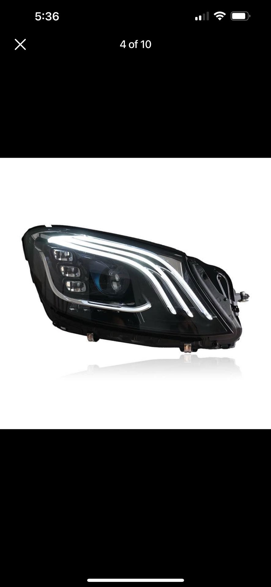 Mercedes S Class S550 S560 Headlight 