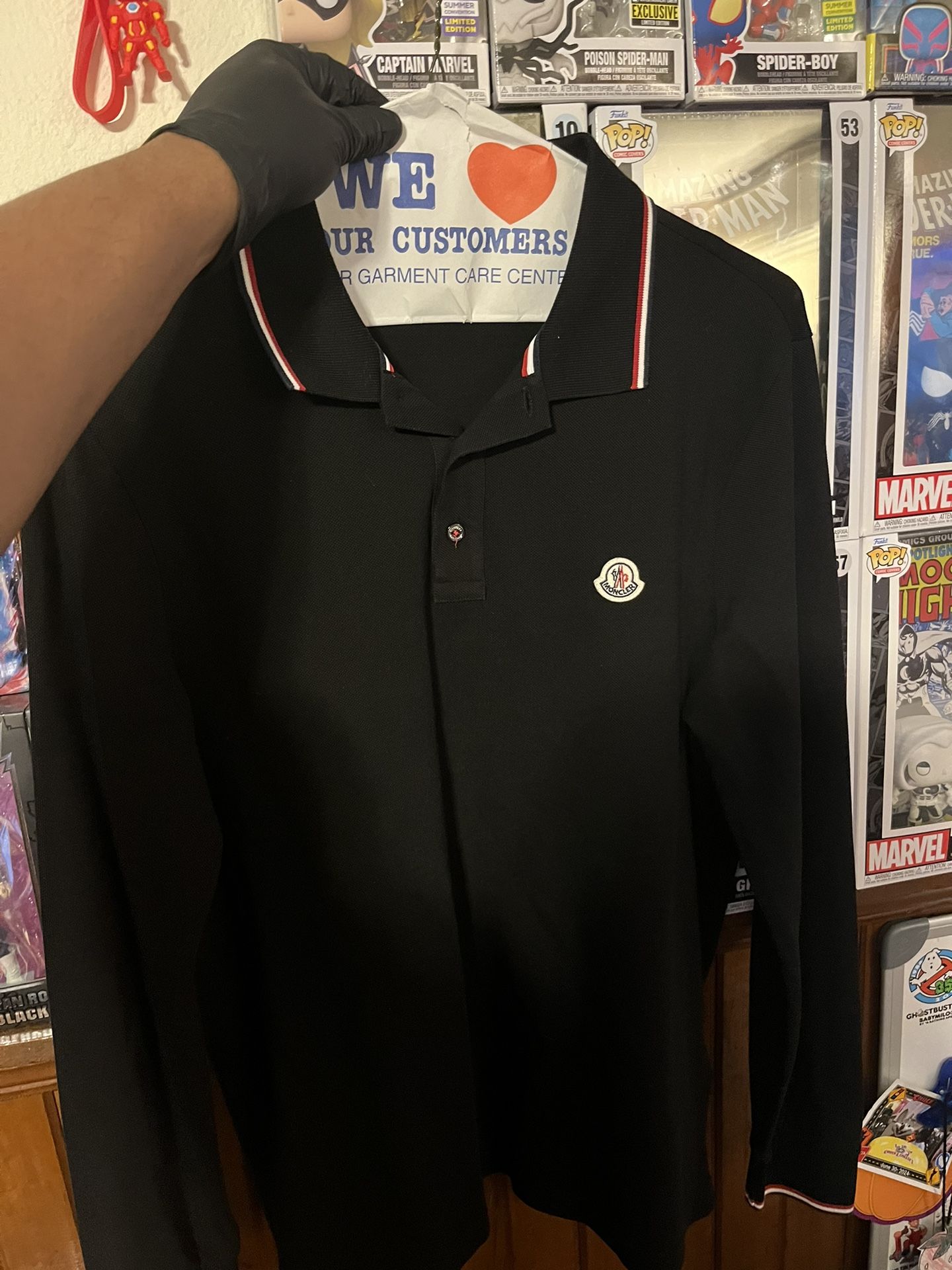 MONCLER LOGO PATCH POLO SHIRT