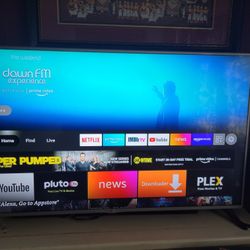 Lg 55in TV With Sound Bar And Subwoofer, Excellent Condition