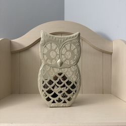Metal/Wire Ivory Colored Owl Wall Decor 🦉 