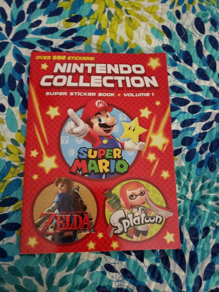 Nintendo Collection sticker book