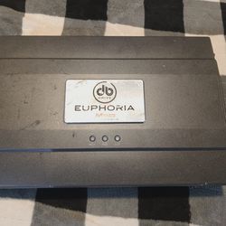 DB Drive euphoria m350 monoblock amplifier. High quality strong power. FREE SHIPPING AND DELIVERY