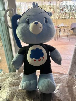 3ft Tall 2009  RARE LARGE NANCO PLUSH STUFFED GRUMPY SCUBA DIVER DIVING CARE BEAR!