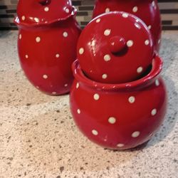 Set Of Three Canisters
