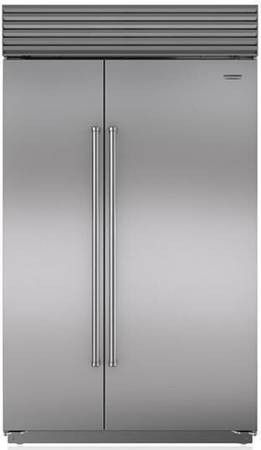 Sub-Zero BI-48SID/S/PH 48" Built-In Side by Side Refrigerator