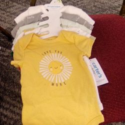 New Two (5pack) T Shirts 3-6 Mos.
