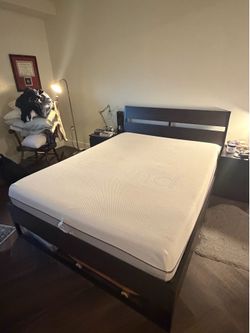 Queen size purple mattress