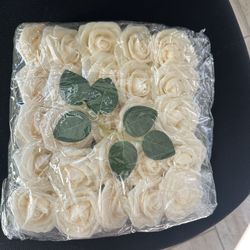 Ivory Foam Flowers 