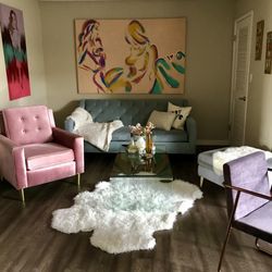 Sofa, Chair & Ottoman 