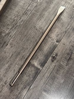 Chisel Bit: SDS-Max, Flat Chisel, 1 in Head Wd, 18 in Overall Lg, 23/32 in Shank Dia for Bosch makita Milwaukee hammer