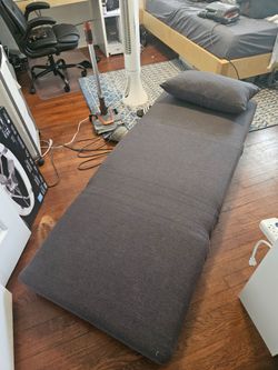Grey Folding Lounge Chair