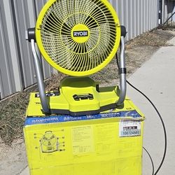 RYOBI
ONE+ 18V Cordless Hybrid WHISPER SERIES 12 in. Misting Air Cannon Fan (Tool Only)le 