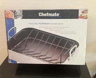 New Heavy-Duty Oven Nonstick Roaster Tray