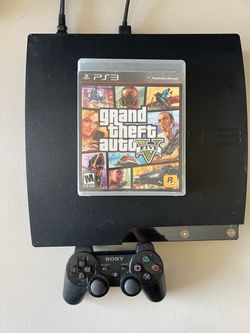 Sony PS3 With GTA 5 and one remote