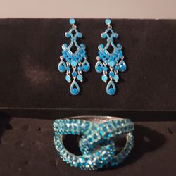 Set of Bengal and Chandalier COSTUME Jewelry $40