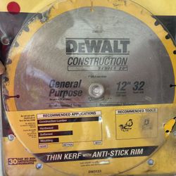 DeWalt General Purpose 12” 32 Teeth ABT 