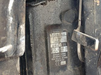 1997 25 HP Mercury 2stroke outboard