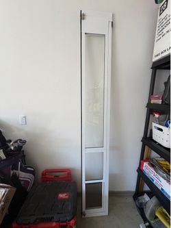 Pet door for sliding glass door