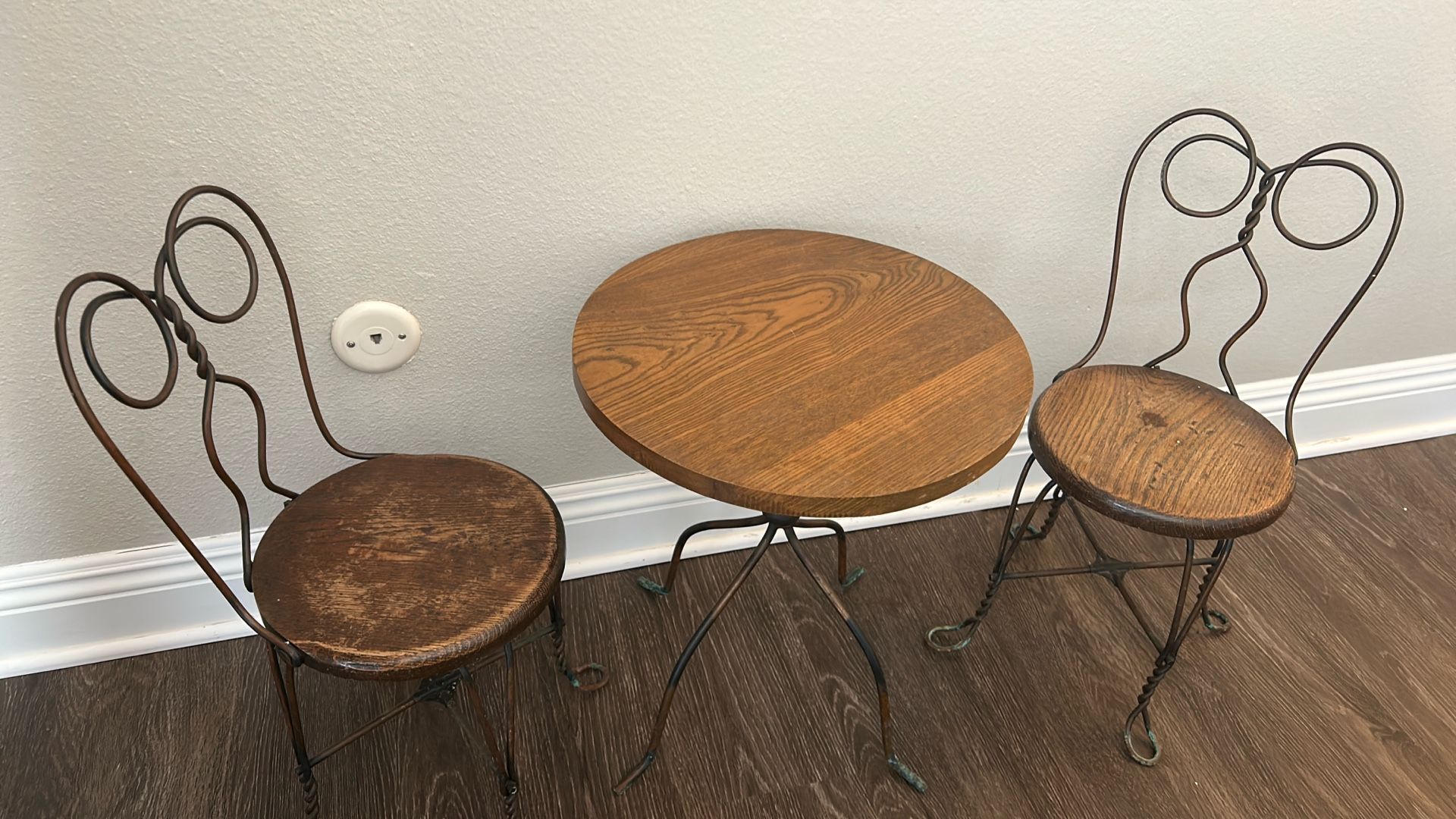 Antique Kids Table And Chairs