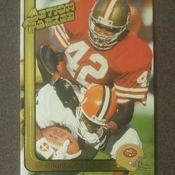 1991 Hi-Pro Ronnie Lott San Francisco 49ers #245 Action Packed Football Card Vintage Collectible Sports NFL Trading