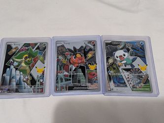 Pokemon Snivy, Tepig, Oshawott set