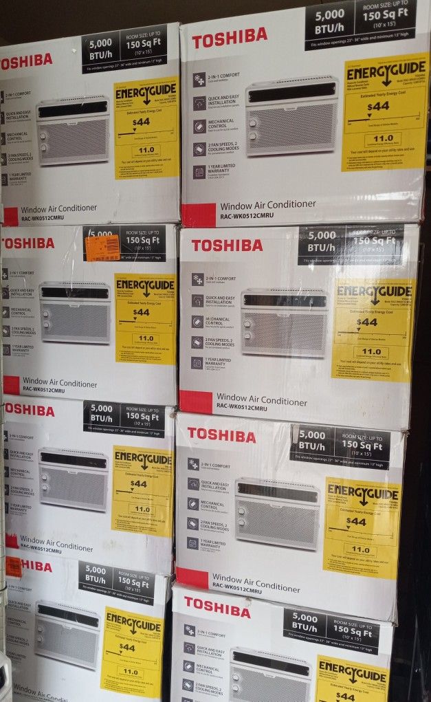 Toshiba Ac Window Units/Aires de Ventana 