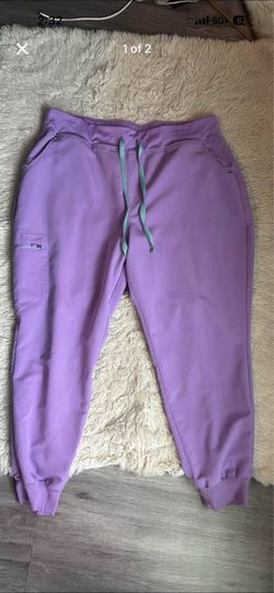 Figs purple pants