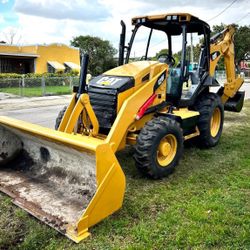 2014 CATERPILLAR 420F BACKHOE 4X4. OPEN CAB 