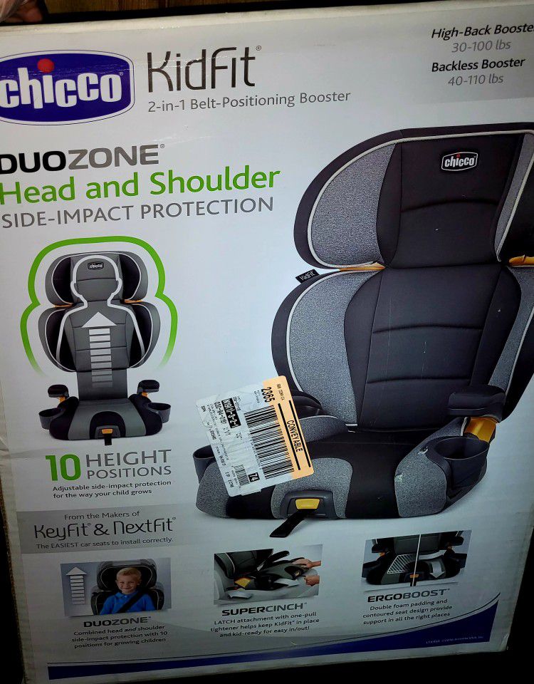 Chicco KidFit 2 In 1 Duo Zone Booster Car Seat