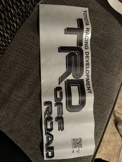 TRD SPORT DECAL STICKER